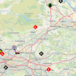 APRS traffic in the Central Belt