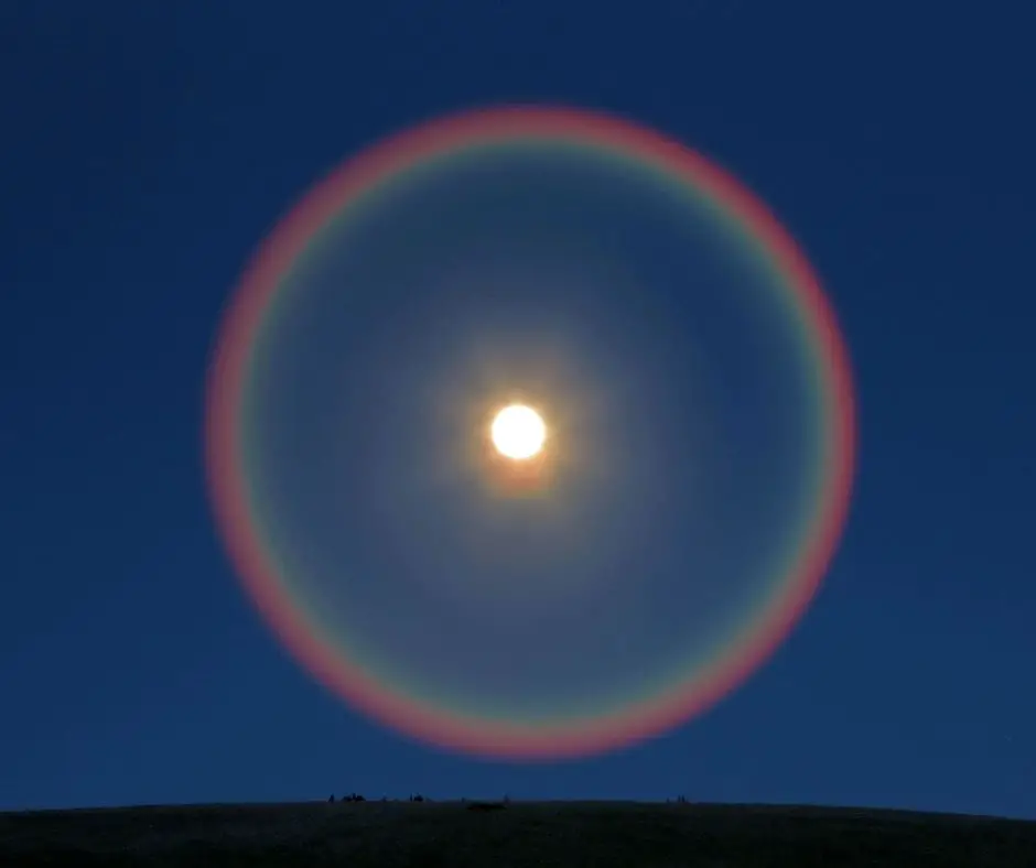 A Moonbow, a night time treat