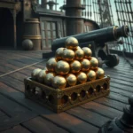 Cannonballs and a brass monkey (AI Representation)