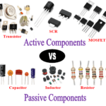 Active components verses Passive Components diagram
