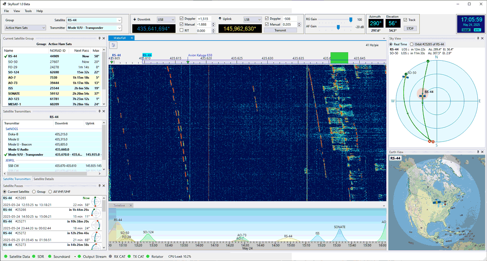 Read more about the article Review: Skyroof 1.6 beta: What Satellites are above us?
